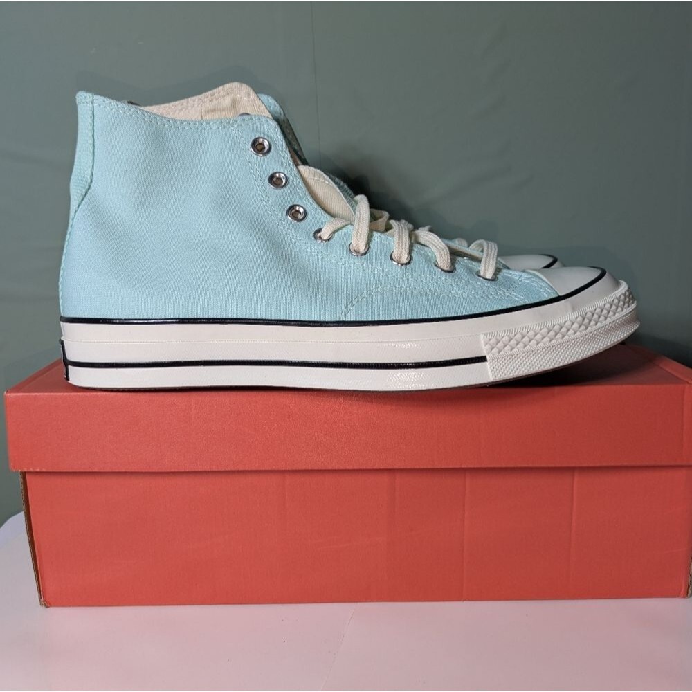 NEW Converse Chuck 70 Hi Polar Beam Blue Egret Shoes Mens Size 11 A08614F